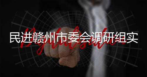 调研民进市委实地项目研组会调餐厨赣州赣州
